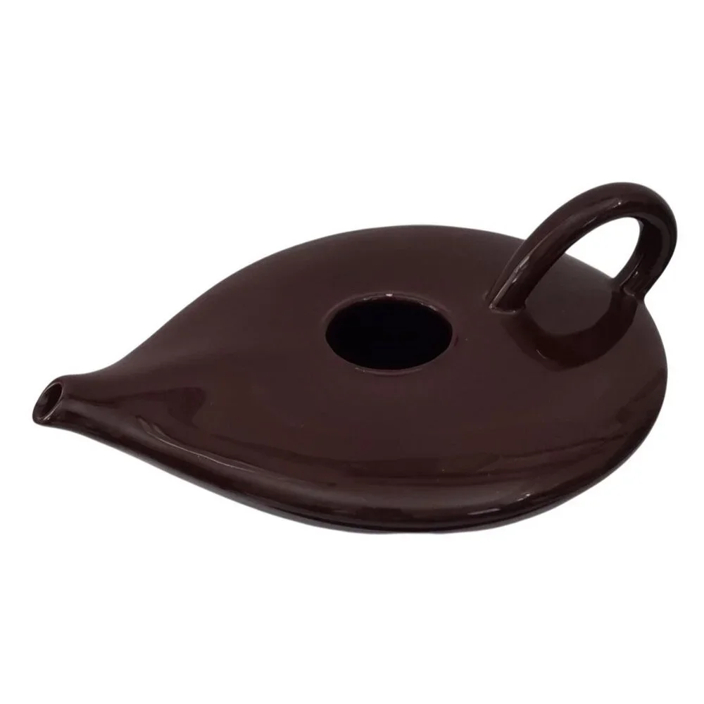 Teapot Modern Brown ceramic pitcher